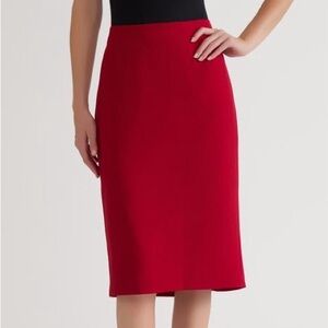 Elegant Red Women's Skirt